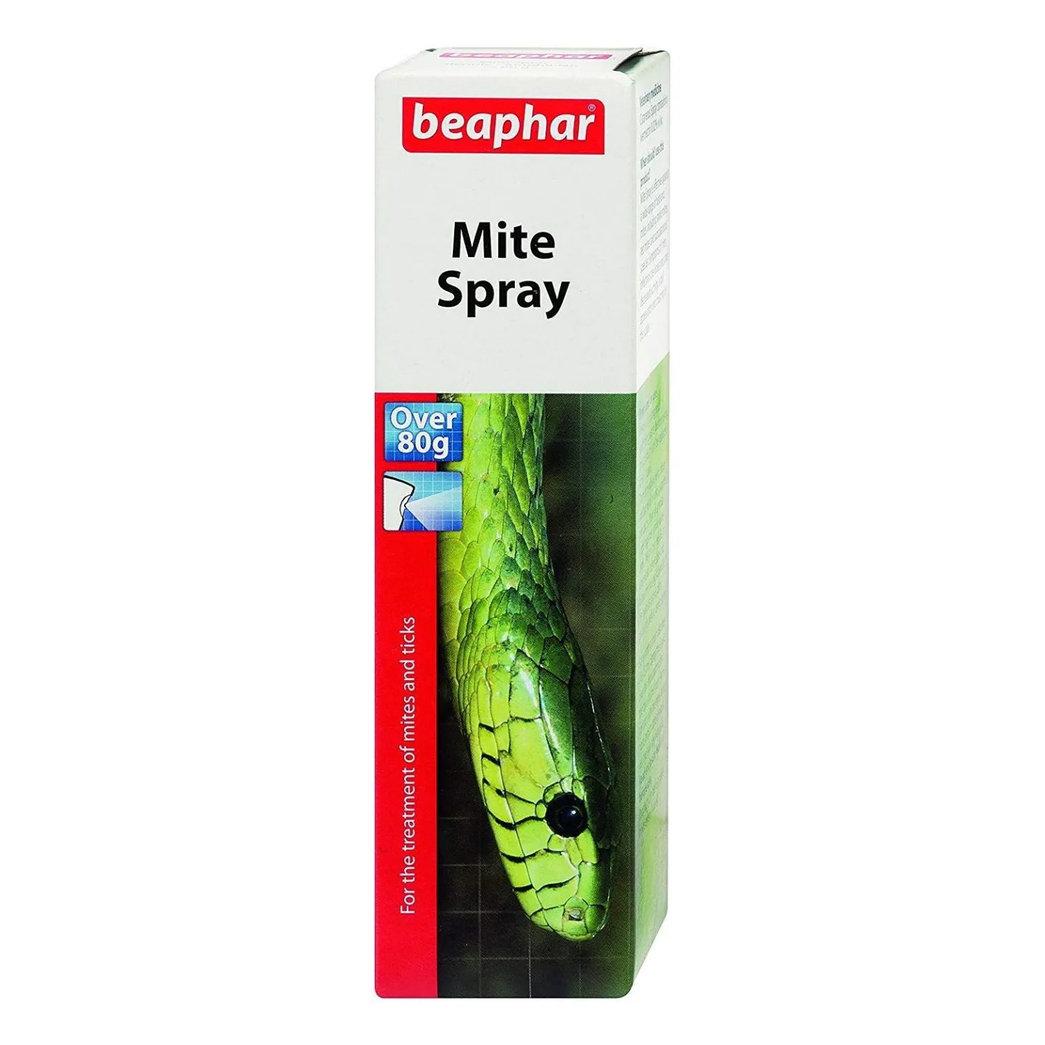 Beaphar Anti-Mite & Tick Spray for Reptiles & Amphibians, 50ml