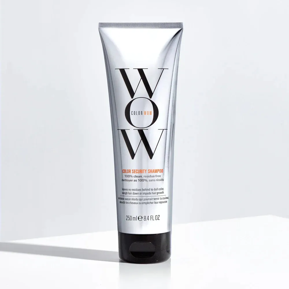 Color Security Shampoo The only 100% clean, sulphate-free shampoo that leaves no residues. For all hair types.